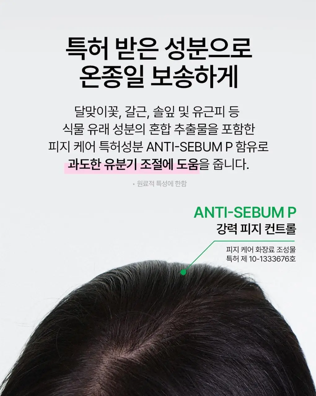 [피지컨트롤/두피청정]모레모 카페인바이옴 샴푸 지성용 495ml 상세페이지 6